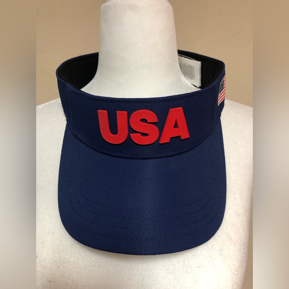 Team Usa adidas tour visor navy